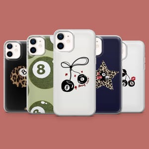8 Ball Handyhülle Eight Pool Billard Cover für iPhone 16Pro, 15, 14, 13, 12, 11, Samsung S25Ultra, S24FE, S23, A16, A55, A35, Pixel 9, 8A
