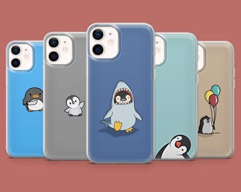Penguin Phone Case Cute Emperor Arctic Cover for iPhone 17, 16 Pro, 15, 14, 13, 12, Samsung S26, S25, S24, S23, S22, A17, Pixel 10A, 10, 9A