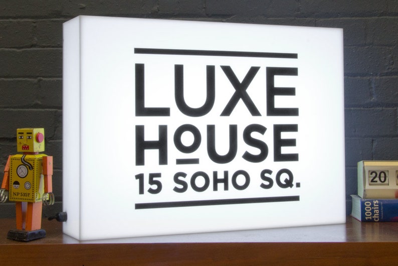 Frameless Acrylic Light Box Etsy Canada