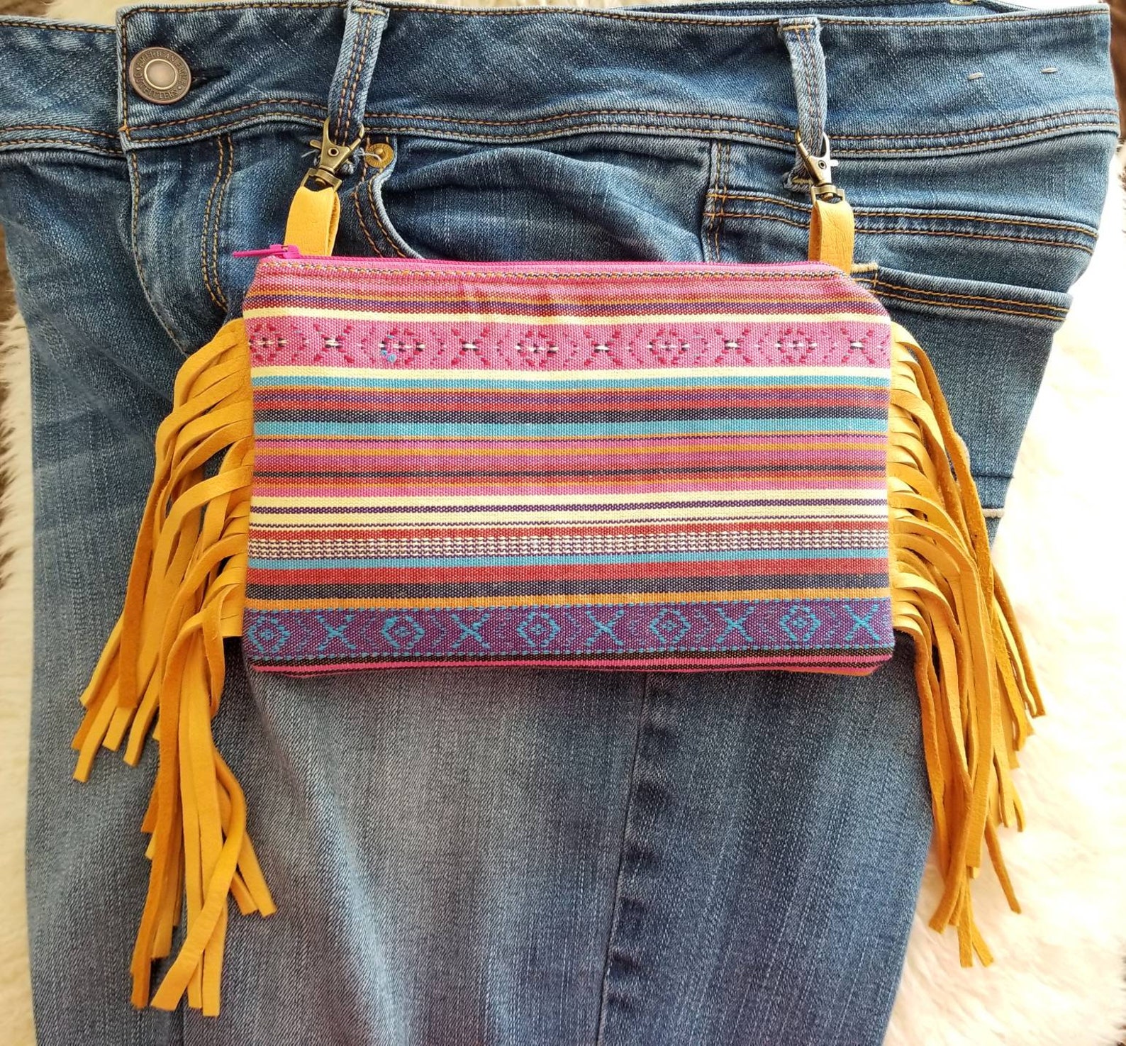 Belt Loop Bag/ Crossbody Purse/ Cell Phone Purse/ Hip Bag/ Etsy