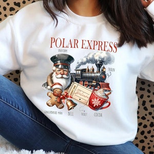 Polar Express Sweatshirt, Polar Express Trip, Christmas Family Trip, Xmas Sweat, Santa Train Shirt, Merry Christmas Hoodie, Gift Ideas