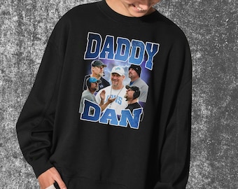 Daddy Dan Campbell Shirt, Retro Detroit Lions Tee