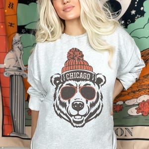 Vintage Chicago Football Sweatshirt: Retro Fan Apparel, Chicago Bears Shirt