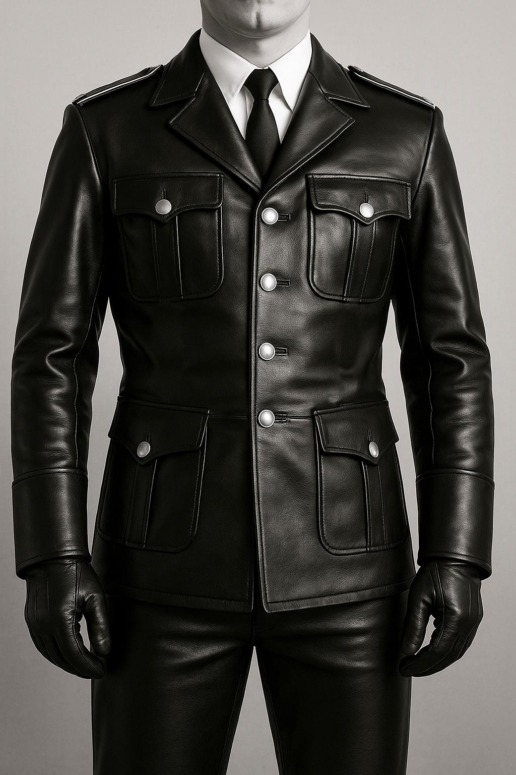 Raf simons leather jacket - Etsy 日本