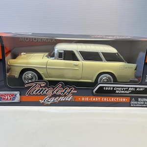1955 Chevy Bel Air Nomad Diecast Model Car - 1/24 Scale