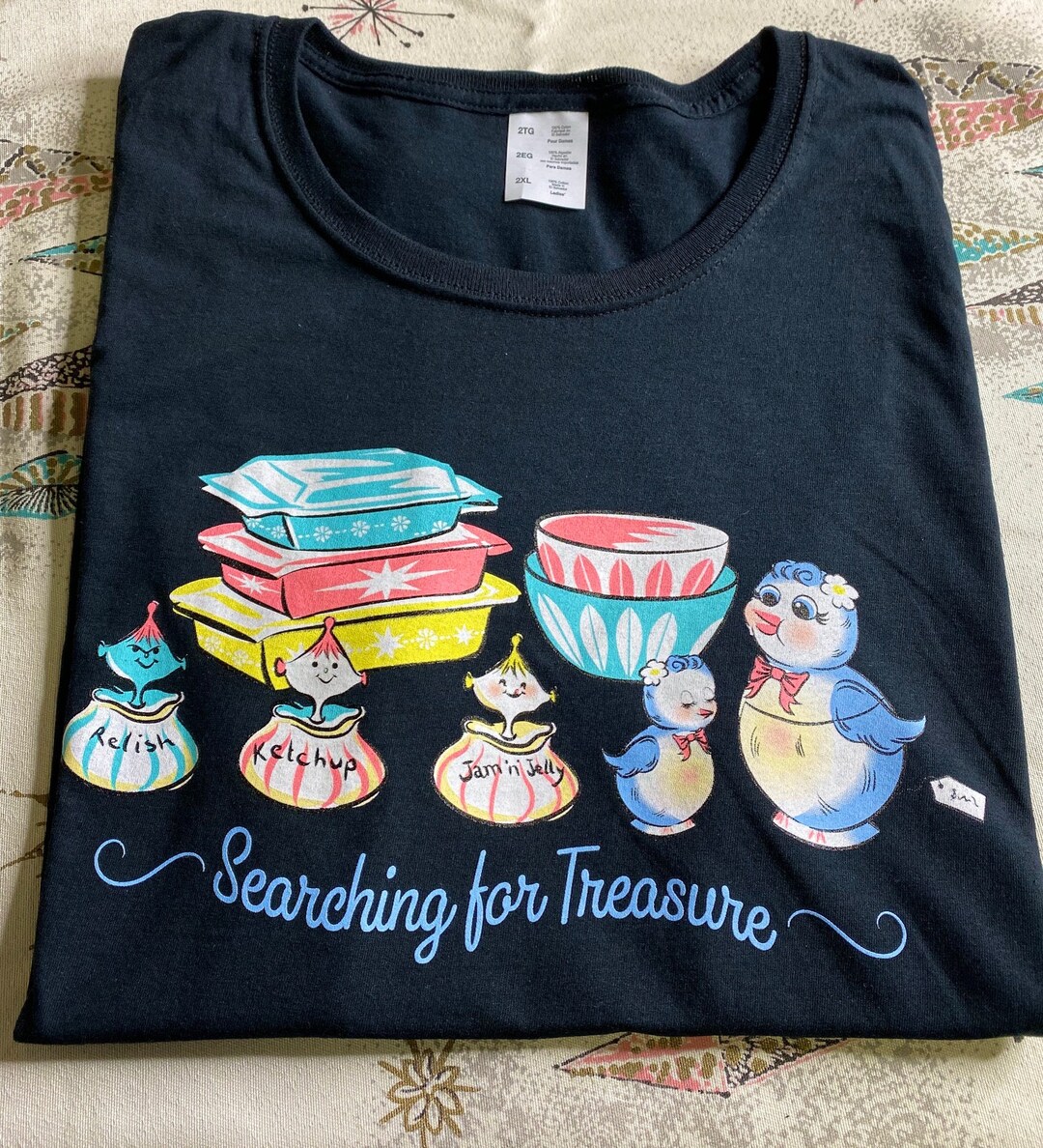 Pyrex Starburst Shirt/ Pyrex Shirt/ Pyrex Bowl Pattern/ Catherineholm ...