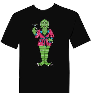 Creature From The Black Lagoon Vintage Style Halloween Horror Film Unisex T-Shirt