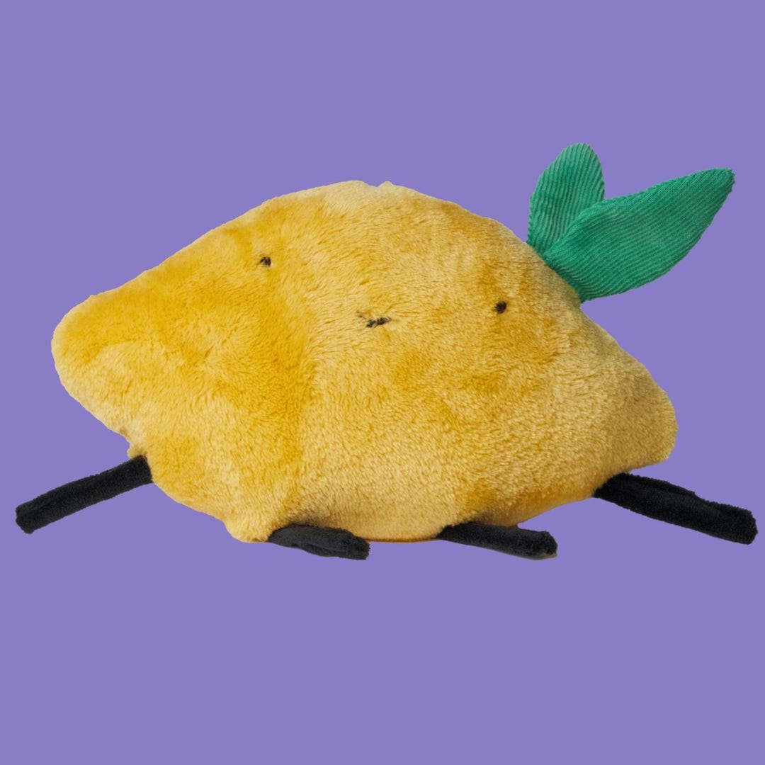 Lemonhead Pattern Lemonhead Stuffed Toy Pattern - Etsy
