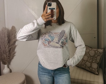 Camo Mallard crewneck sweatshirt