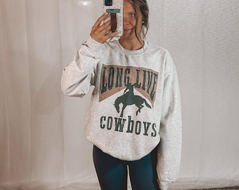 Long Live Cowboys crewneck sweatshirt