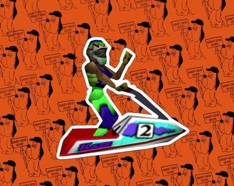 Wave Race 64 Sticker