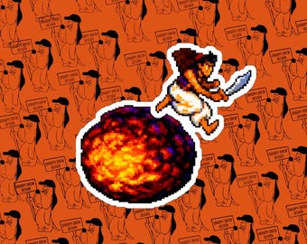 Aladdin sticker (Sega Genesis)