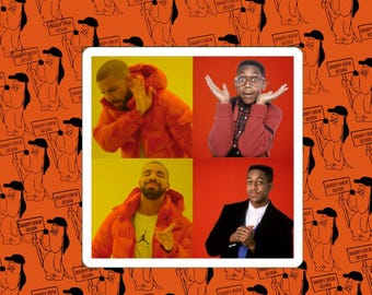 Drake Urkel Sticker
