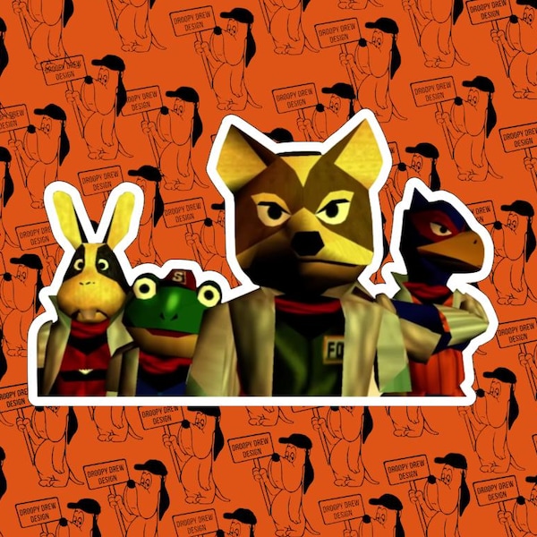 Starfox 64 Sticker