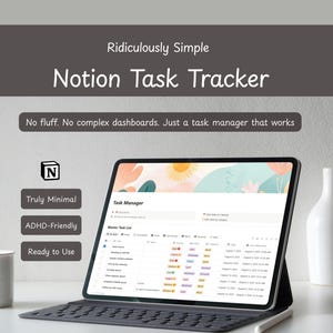 Notion Task Tracker: 2026 Notion To Do List en ADHD-planner (digitale download)