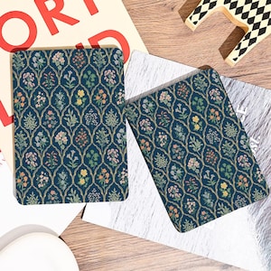 Floral Kobo/Kindle Case, 2024 Paperwhite 12th 7&quot;, Kindle 2022, kindle Colorsoft Hand Strap, Paperwhite 4/5/6, Paperwhite Clear Back Case