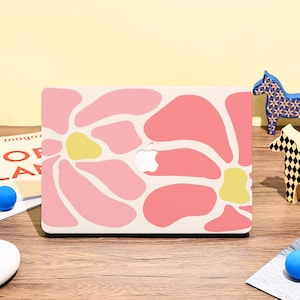 Pink Flowers MacBook Case,New MacBook For Macbook Air15/13 Pro 13/14/15/16 2020 2021 M2 2022 2023 MacBook Laptop Case, MacBook Air Case