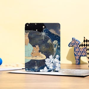 Starry Sky Rabbit Kindle Paperwhite Case, Kindle Case With Hand Strap, Paperwhite Case 10th, Paperwhite 2022 Case, Gift for Book Lover