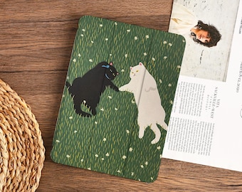 Cute Cats iPad Case, For iPad Air 4 5 6 iPad 10 10.9" iPad Air 11in 2025 iPad 10/9/8/7 Case Mini 6/5/4 Case Cover 2022/2021/2020