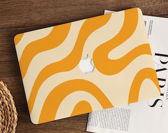 Mango Swirls MacBook Case for MacBook Pro 16 Macbook 2025 M4 Air 13/15, Macbook Pro 13/14/15/16 M1 M2 M3 2023 2024 Laptop Cover