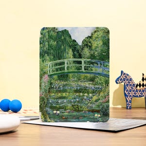 Green Forest Bridge iPad Case, For iPad Air 4 5 6 iPad 10 10.9&quot; iPad Air 11in 2025 iPad 10/9/8/7 Case Mini 6/5/4 Case Cover 2022/2021/2020