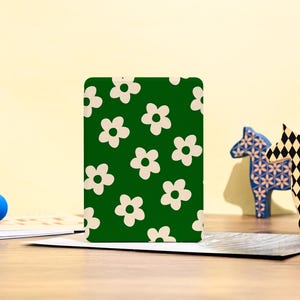 Green Cute Flowers Kindle Case Kindle Paperwhite 11th Generation, All New Kindle 6&quot; 2022 case, Kindle Paperwhite 2021 Case kindle Cover