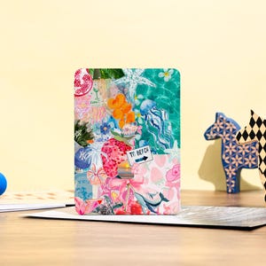 Summer Collage Kindle Paperwhite Case, Kindle Case With Hand Strap, Paperwhite Case 10th, Paperwhite 2022 Case, Gift for Book Lover