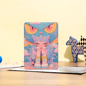 Cartoon Cute Girl All New Kindle 7&quot; 2024 Case Kindle Cover Paperwhite 2021 6.8&quot; Case Kindle 12th 11th Gen Kobo Libar Color Case Cover