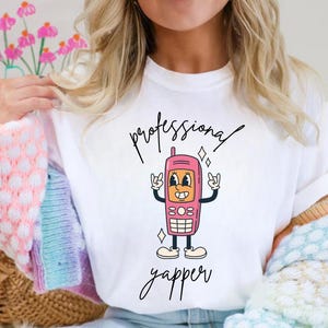 Professional Yapper Graphic Tee | Speech Language Pathology T-Shirt | Speech Therapy Shirt | Funny Shirts for Work SLP