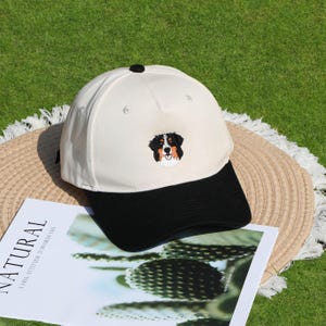 Custom Embroidered Pet Photo Hat: Personalized Dog Mom Gift