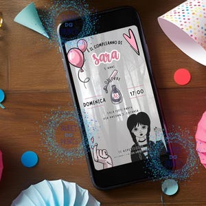 Inviti Digitali per Feste di Compleanno Bimba - Personalizzabili e Pronti per WhatsApp (File JPG)