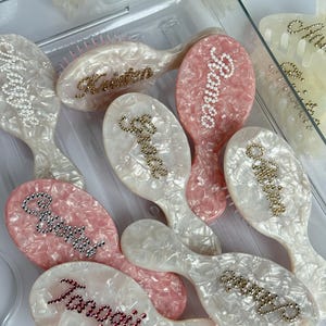 Custom Name Hair Comb,Hair Claw Clip,Hair Brushes,Personalized Hair Decoration,for Wedding,Bridesmaid,Girl,Wife,Bridesmaid Gift,Birthday