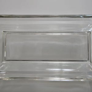 Mid Century clear glass tray