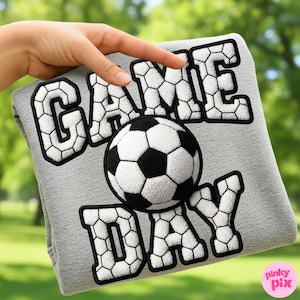 Fotbollsmatchdag PNG: Konstgarn Sport Trendig Mamma Sublimeringsdesign, Trendig Digital Nedladdning bild 4