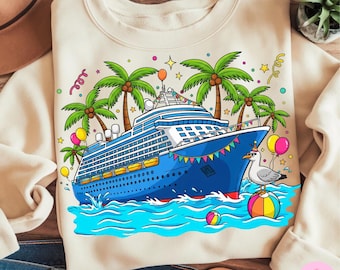 Cruise Png: Vacation Trip Sublimation Design