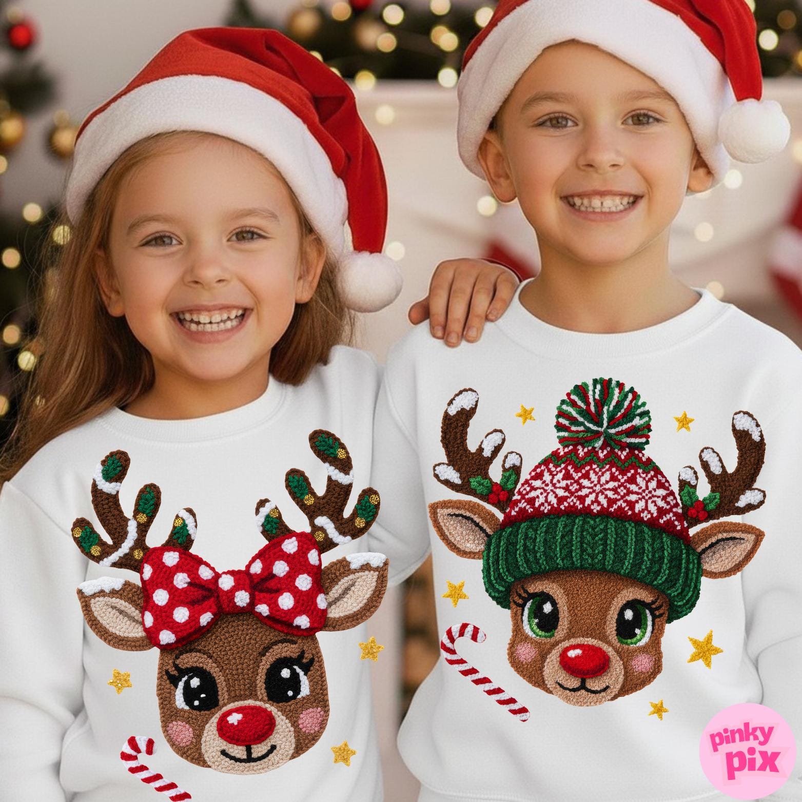Albero Di Natale Il Babbo Natale Con La Slta Della Renna