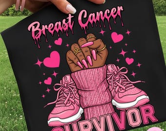 Breast Cancer Survivor Png, Afro Girl Png, Pink Ribbon Png, Breast Cancer Png, Cancer png, Black Woman Png, Digital Download