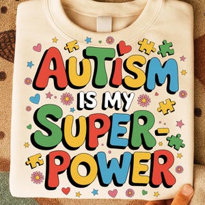 Autism Family PNG Bundle, Puzzle Piece Matching Shirts, Mom Dad Kids Sublimation Clipart, Proud Autism Awareness Design image 6