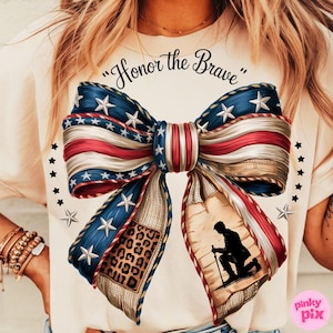 Memorial Day Bow PNG, patriottische Amerikaanse vlag clipart, veteraan sublimatie ontwerp, militaire Leopard Bow, 4 juli png voor shirt afbeelding 7
