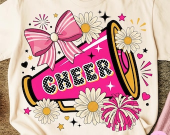 チアデザイン PNG、ピンクのチアポンポン PNG、チア昇華デザイン、チア