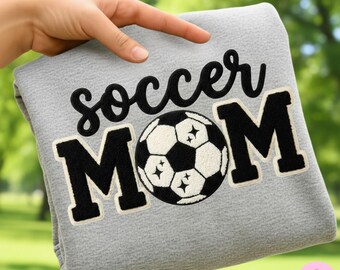 Soccer Mom PNG: Faux Yarn Sports Mama Sublimation Design, Trending Digital Download