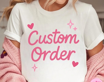 Custom Order PNG - Personalized Digital Design, High-Quality Transparent Sublimation PNG