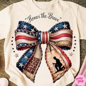 Memorial Day Bow PNG, patriottische Amerikaanse vlag clipart, veteraan sublimatie ontwerp, militaire Leopard Bow, 4 juli png voor shirt afbeelding 3