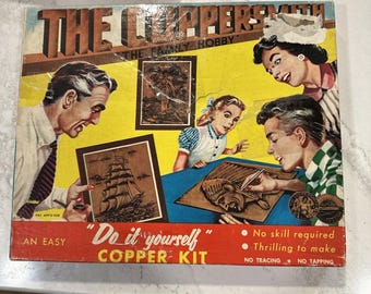 Vintage 1956 The Coppersmith - "Do It Yourself" Copper kit