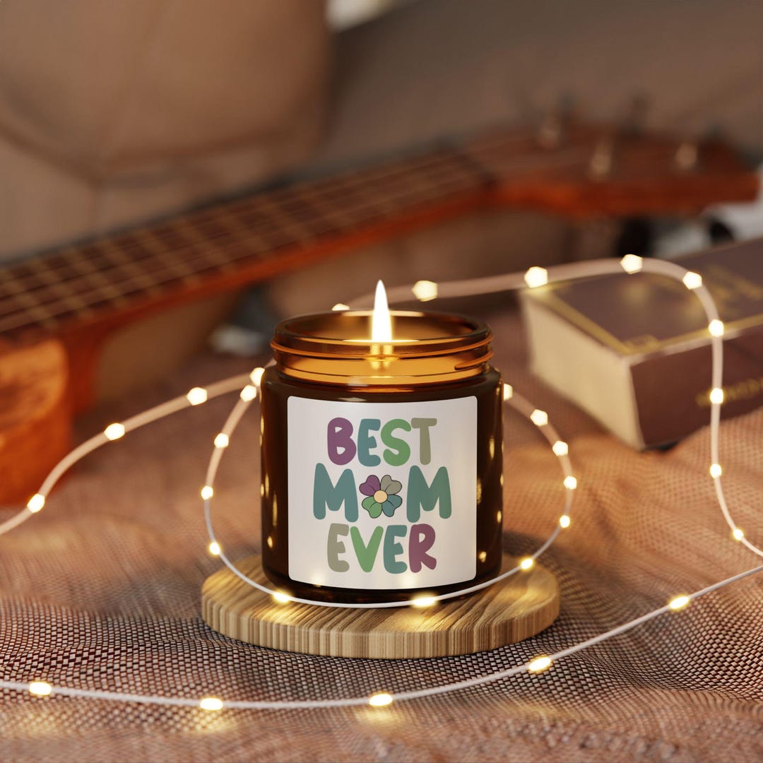 Best Mom Ever Scented Soy Candle, Aromatherapy Relaxation Gift - Etsy