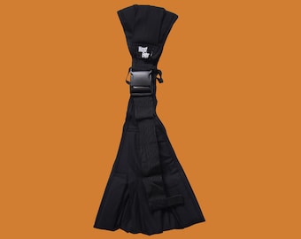 Portabebés manos libres, color negro