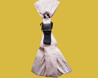 Portabebés de cadera para bebés con estampado de cebra beige / Bandolera ligera para viajar / Regalo para el Día de la Madre / Artículos esenciales para recién nacidos