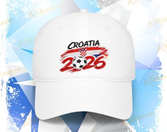 2026 Kroatië World Soccer Tournament Fan Hat