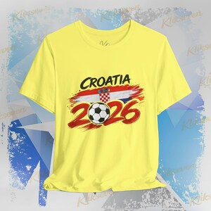 T-shirt Kroatië 2026, fan-T-shirt WK voetbal, nationale kleuren afbeelding 9