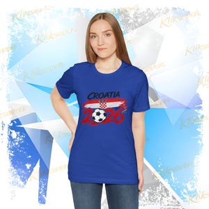 T-shirt Kroatië 2026, fan-T-shirt WK voetbal, nationale kleuren afbeelding 18